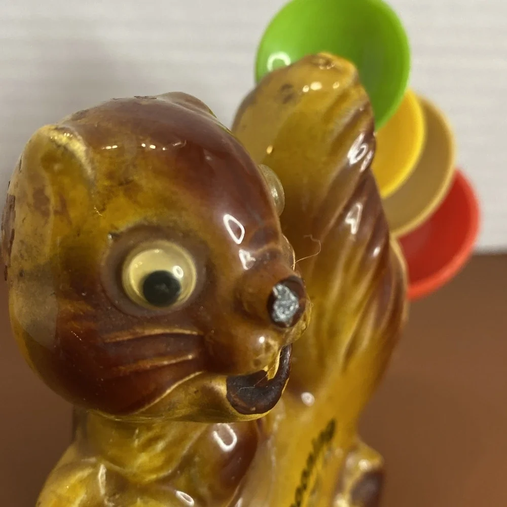Vintage Spooning For You In Tahoe Squirrel Measuring Spoons Ring‎ Holder
